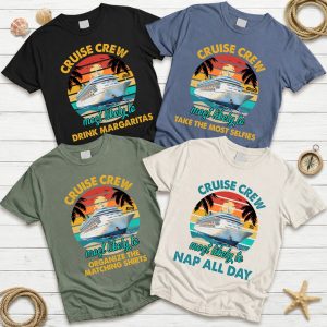 Family Cruise Crew Matching Shirts - Personalized Comfort Tee